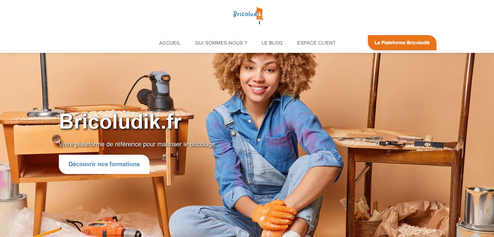 Bricoludik Bricoludik.fr : la plateforme de formation bricolage